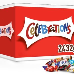 ćClearance SalećCelebrations Chocolate Bars Multipack Bulk Box 2.4kgā Assorted Mini Milk Chocolate Bars & Sweets Variety Pack with Mars, Twix, Snickers, Bounty & Galaxy, Chocolate Gift, Sharing Snacks & Hamper Filler
